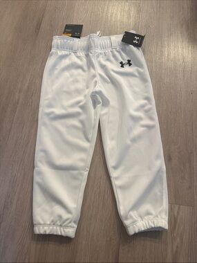 New Under Armour T Ball Pants White